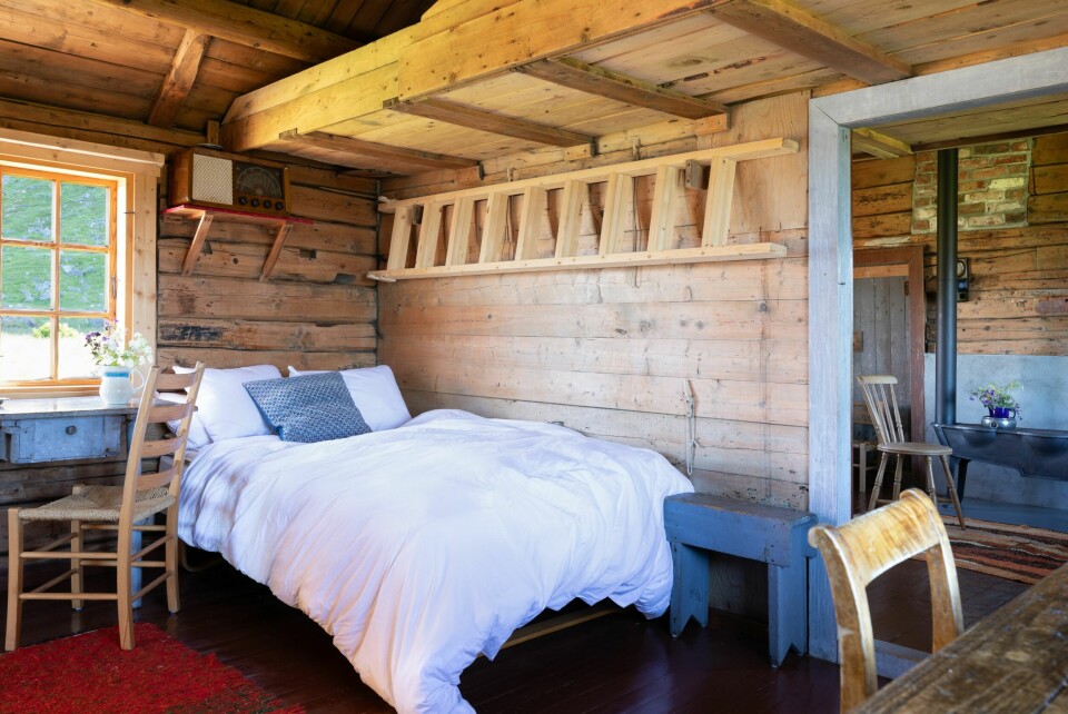 SOVER GODT: I rorbua sovner gjestene i omgivelser som ligner de som var rundt 1850.