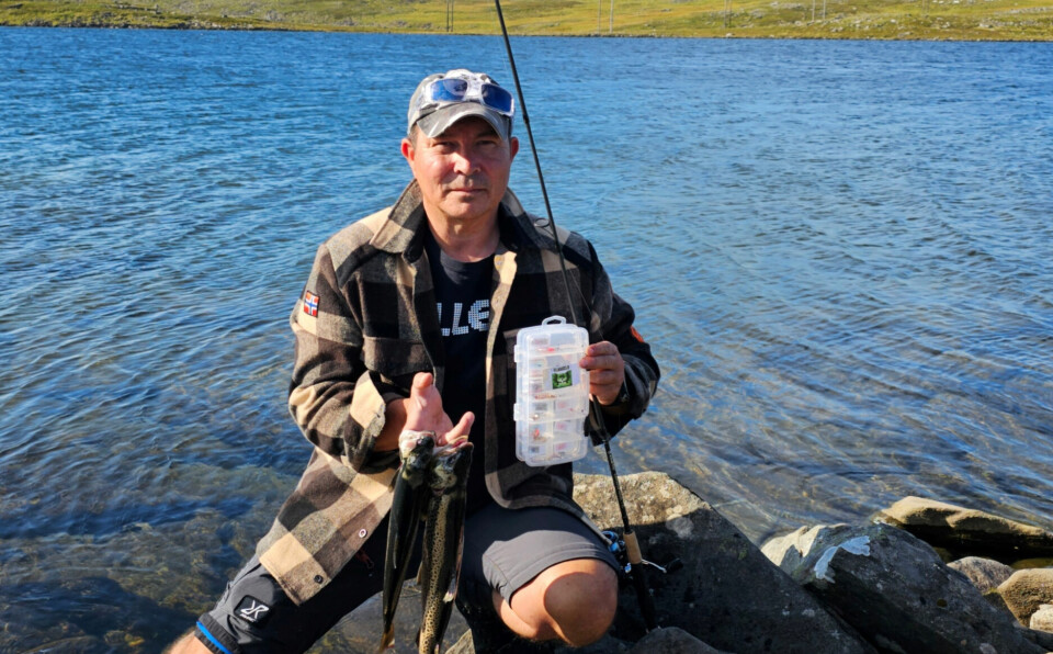 Roy Jensen: En gjenganger på Villmarkslivs sluktester, som forteller om en svært varm sommer, med tidvis sydenvarme, som har gitt noe variert fiske og lite rennende vann. Han har ikke normalt med seg små spinnere på fisketur, men etter testen har han planer om å begynne med det.