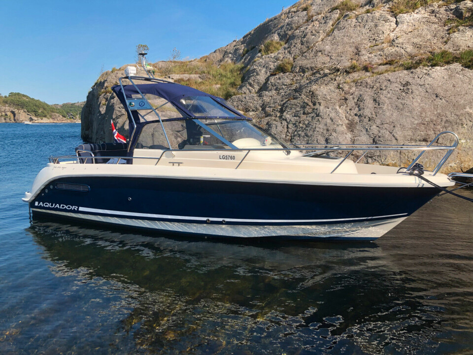 AQUADOR 25 WAE: I likhet med Nimbus har det finske båtmerket en lang rekke modeller med hekkaggregat, de fleste velegnet for remotorisering i en eller annen form.