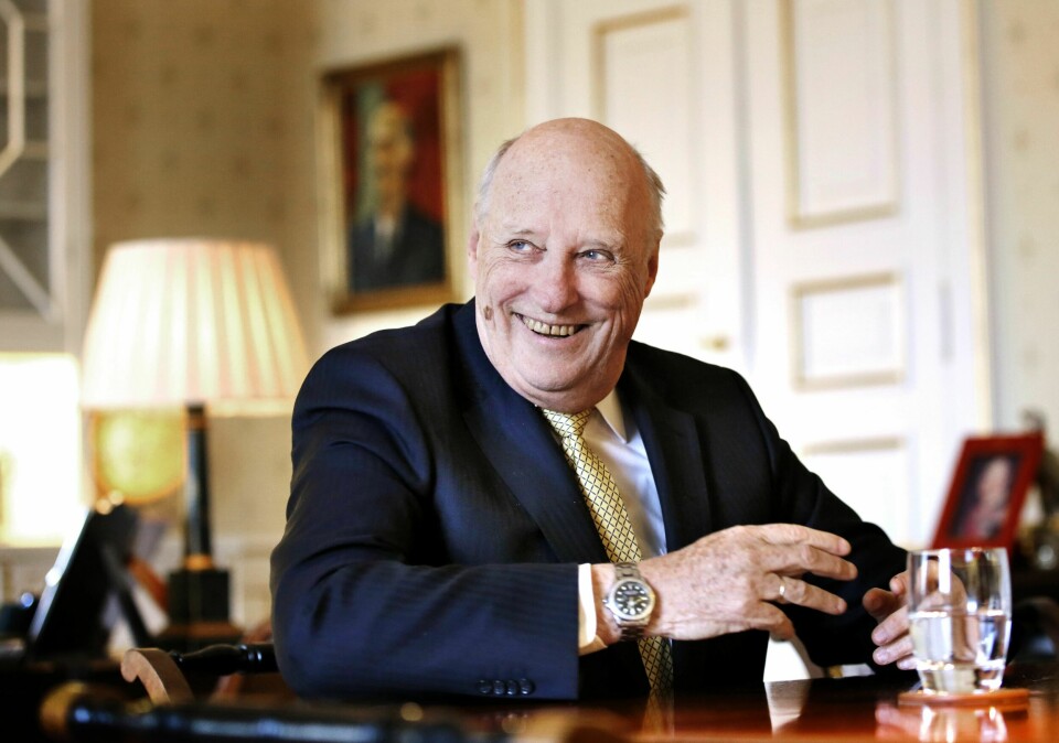 HISTORISK HJEMKOMST: Kong Harald minnes møtet med Norge 7. juni 1945 i boken «Kongen forteller».
