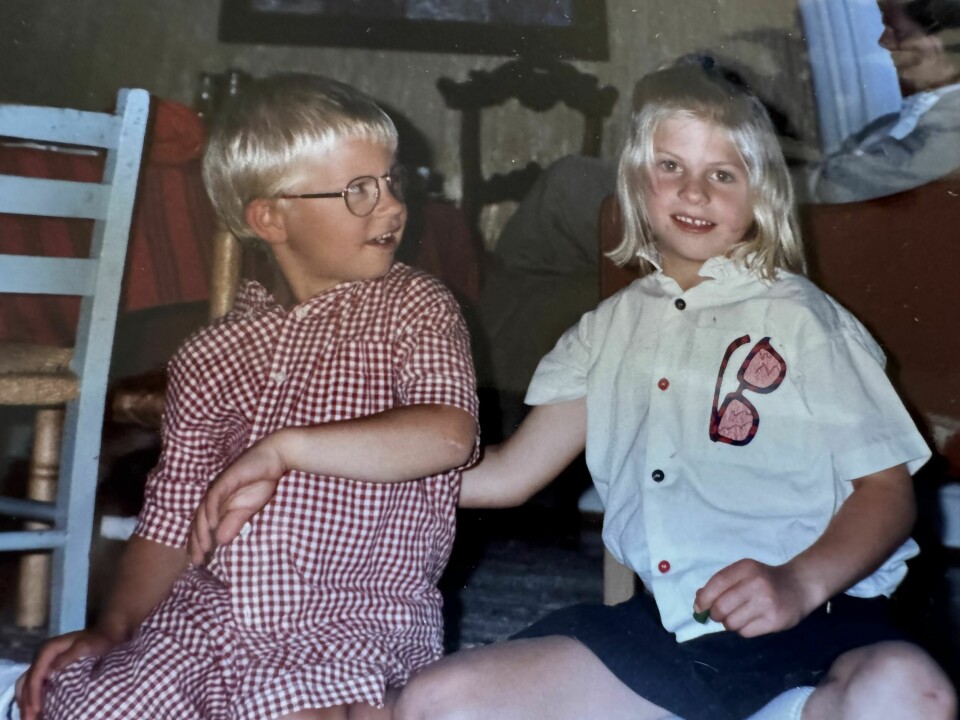 SØSKENKJÆRLIGHET: Lillebror Sten Anders og Astrid hadde et nært bånd.