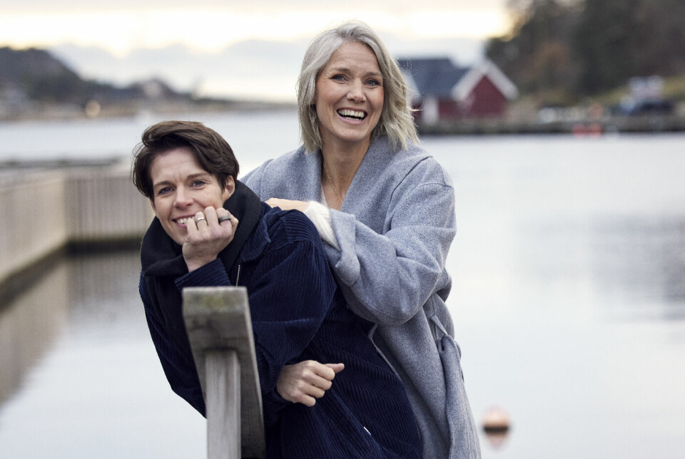 ANJA OG GRO: – Jeg spiller Gro god ved å informere henne, skriver Anja Hammerseng-Edin.