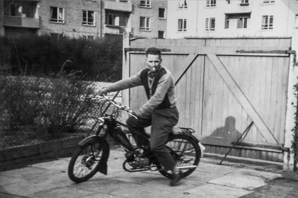 PAPPA: Pappa var en våghals og en god sportsmann.