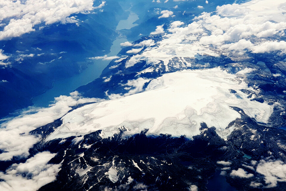 EN AV VÅRE STØRSTE: Nordre Folgefonna er den 3. største isbreen i Norge, på 26 km².