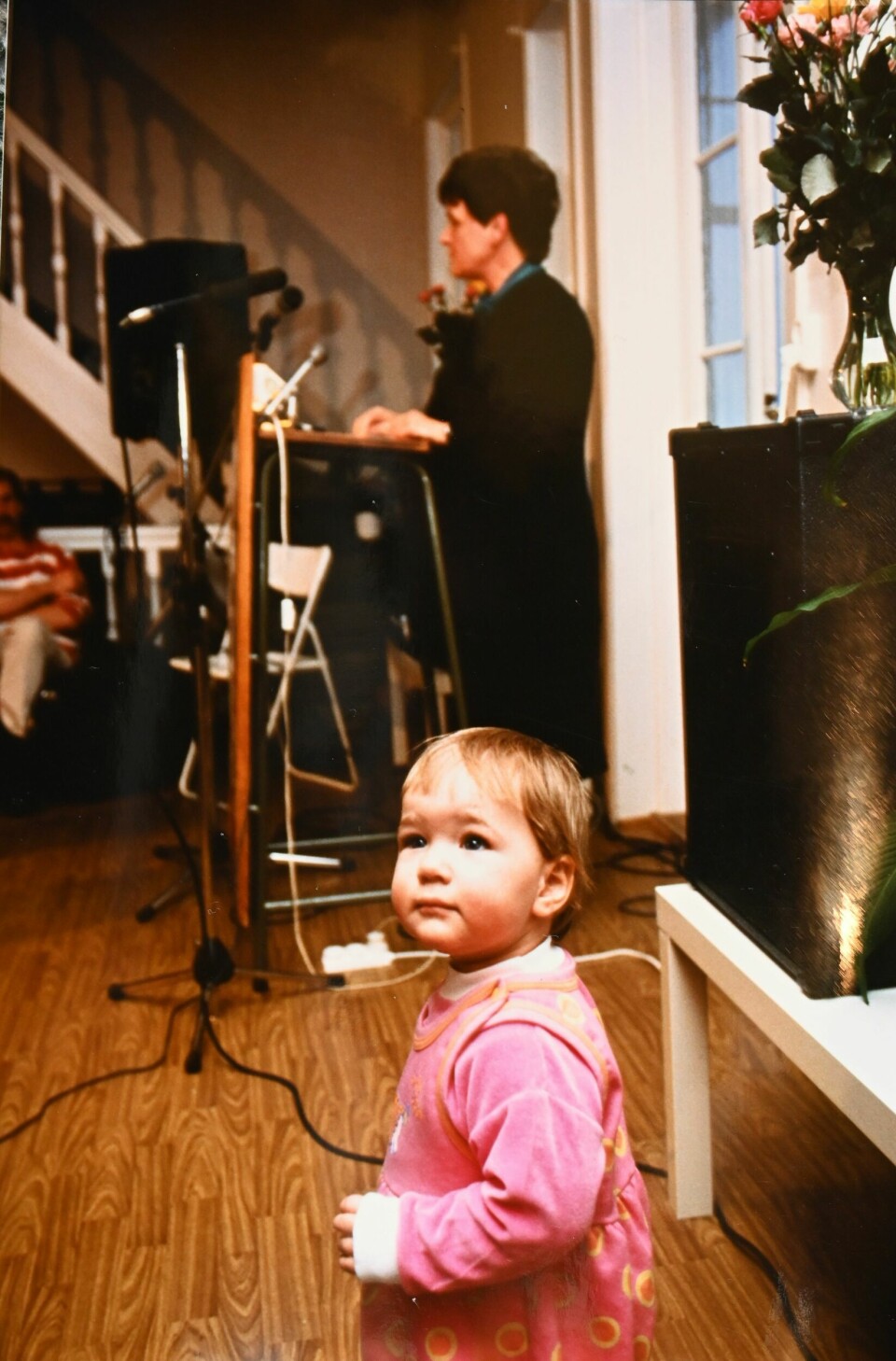 MED GRO: Ina vokste opp i tett kontakt med ulike generasjoner. Her med Gro Harlem Brundtland i 1990.