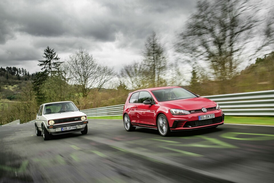 TRENDSETER: VW Golf GTI sparket i gang GTI-festen.