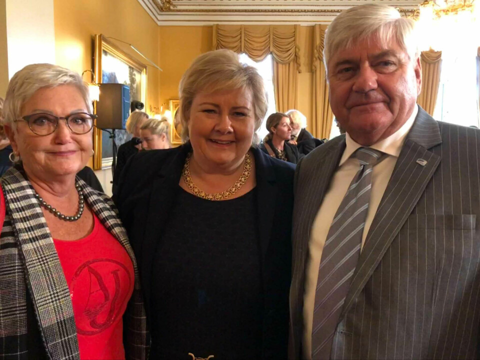 MOTTOK UNNSKYLDNING: Reidar Gablers mor ble sammen med en tysk soldat under krigen. I 2018 ba statsminister Erna Solberg om unnskyldning til «tyskerjentene» på vegne av regjeringen. Marit Gabler til venstre.