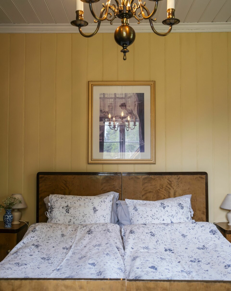 GULROMMET: Her sover gjester på Fosskleven.