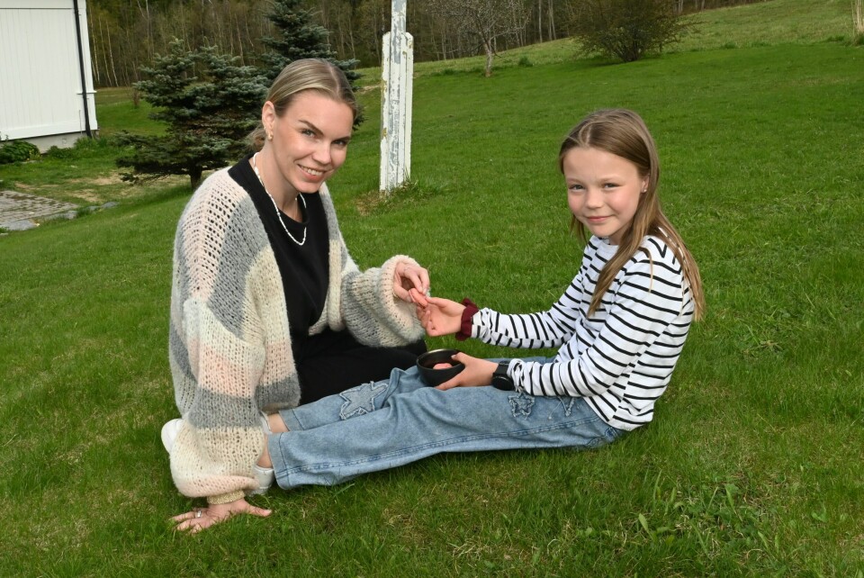 BYR PÅ NOE GODT: – Det hender rett som det er at vi kommer hjem til deilig bakst, takket være Lilja, sier mamma Marit.