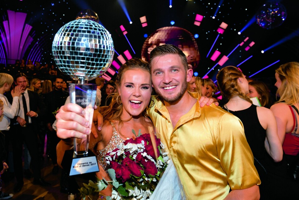 DANSEDUO: I 2017 svingte Helene og Jørgen seg helt til topps i sesong 13 av «Skal vi danse». Et år senere bekreftet de at de hadde blitt et par utenfor parketten også.