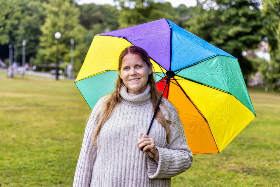 GODT HUMØR: Ulrikas humoristiske sans hjelper med å holde henne oppe i hverdagen.