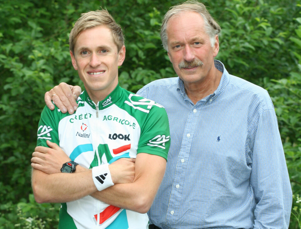 FORBILDE: Mads er stolt av Johans mange bragder i idretten, men først og fremst som pappa og sparringpartner.
