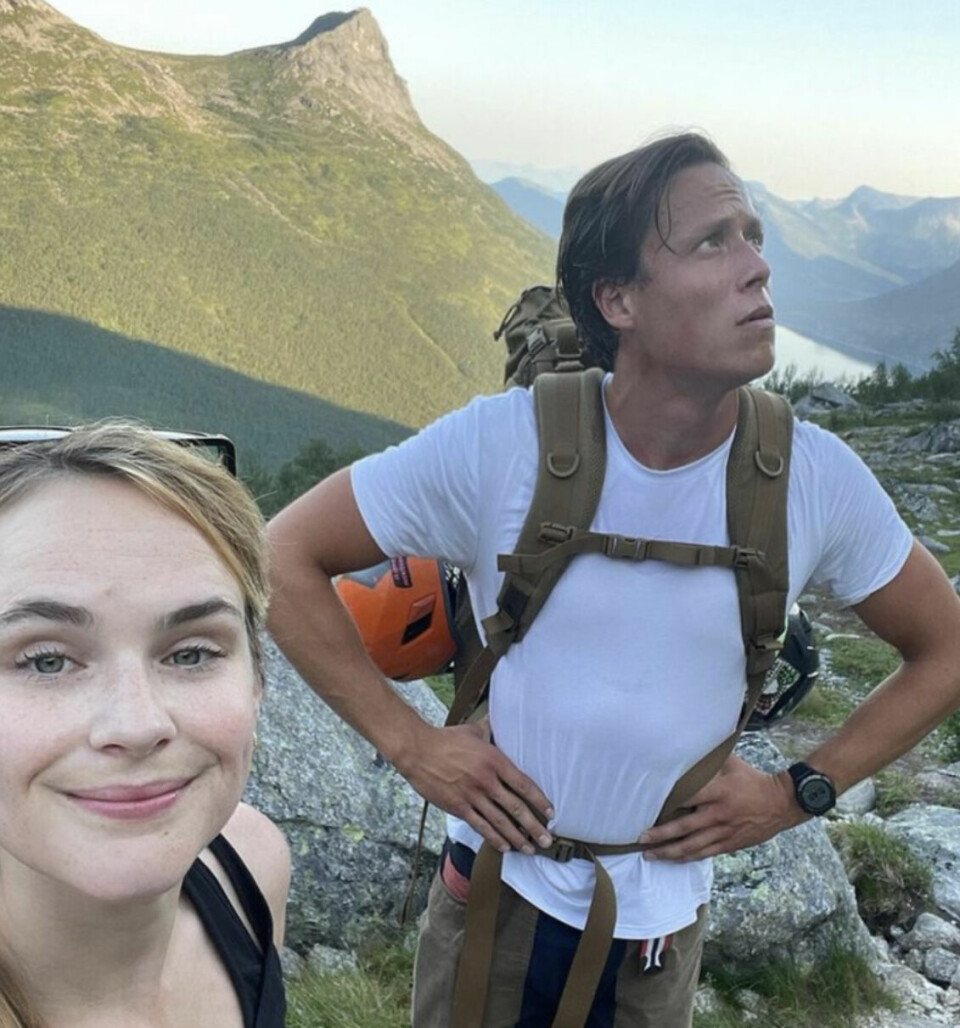 FELLES INTERESSE: Linnéa og Emil trives i den norske fjellheimen om sommeren.