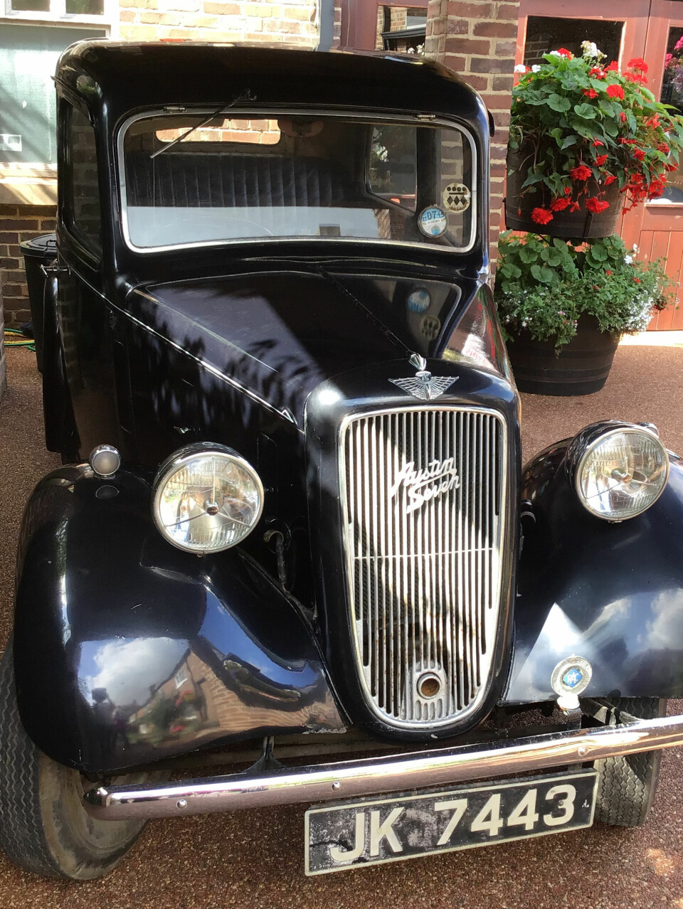 VETERANBIL: Alf Wights staselige Austin Seven fra 1938 er utstilt på museet. Vi kjenner biltypen igjen fra TV-serien!