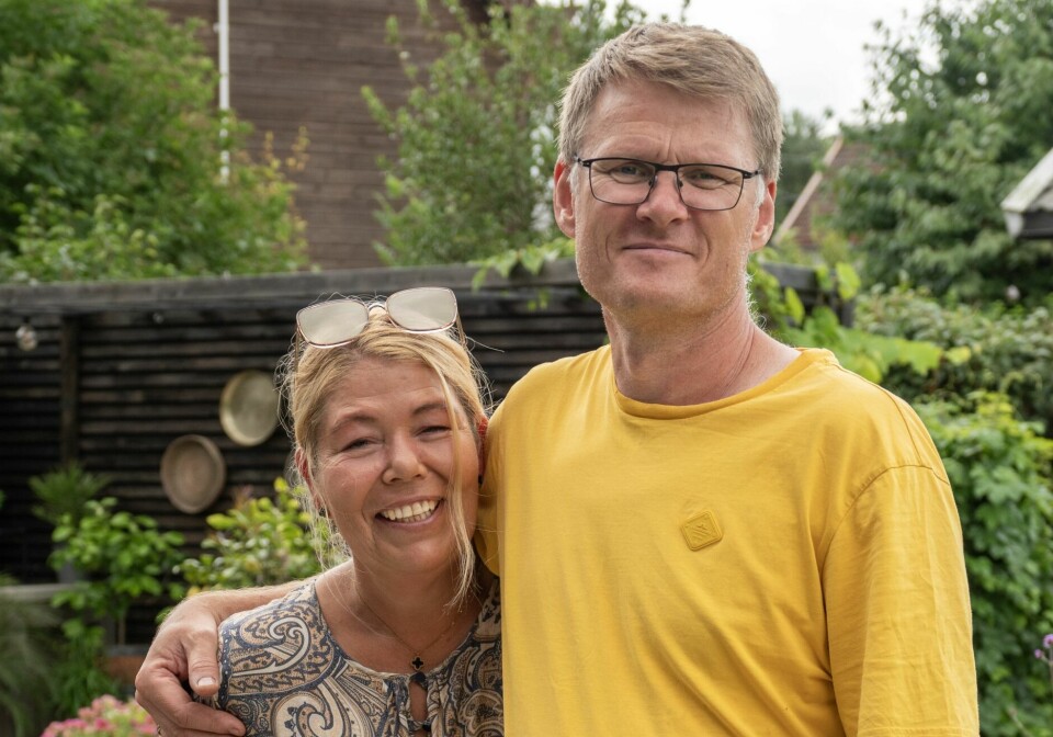 HANDY PAR: Hege og Frode har gjort så å si alt i hagen selv. – Å kunne skape noe fint sammen og se resultatene av arbeidet vi legger ned gir utrolig mye glede.