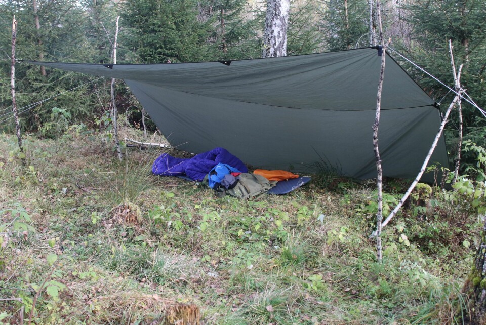 LY: En tarp gir mange muligheter.