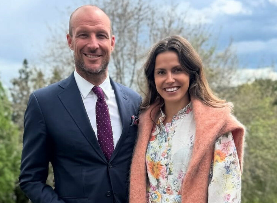 PAR I HJERTER: Amalie Iuel og tidligere alpinstjerne Aksel Lund Svindal forlovet seg like etter at de ble foreldre, etter å ha vært kjærester siden 2020.