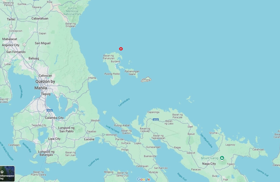 ULYKKESSTEDET: Akkurat her traff Northwest-flyet havet. Et av de verste hai-områdene i verden. Men alle kom seg i gummibåtene, og det ble ikke meldt om angrep.