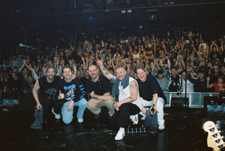 HARD LIDENSKAP: – Jeg var elleve da stefaren til kompisen min viste oss Rage Against the Machine. Da var det ingen vei tilbake, sier Schøyen Andersen (t.v.).Her sammen med resten av Aktiv Dödshjelp, kjellerbandet som ble til noe mye mer.