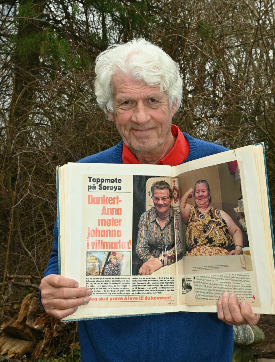MINNER: Arild Mikkelsen var i mange år reporter i Hjemmet og den som gjorde Norge kjent med blant annet Dankert-Anna og Johanna Tordenskioldsdatter.