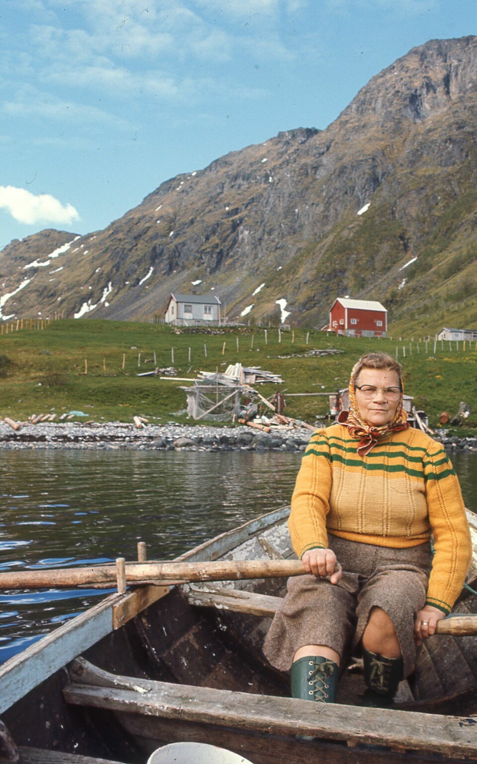 PARADIS: For Johanna var småbruket i Lokkarfjorden et paradis, selv om hun måtte jobbe sent og tidlig og bodde øde.