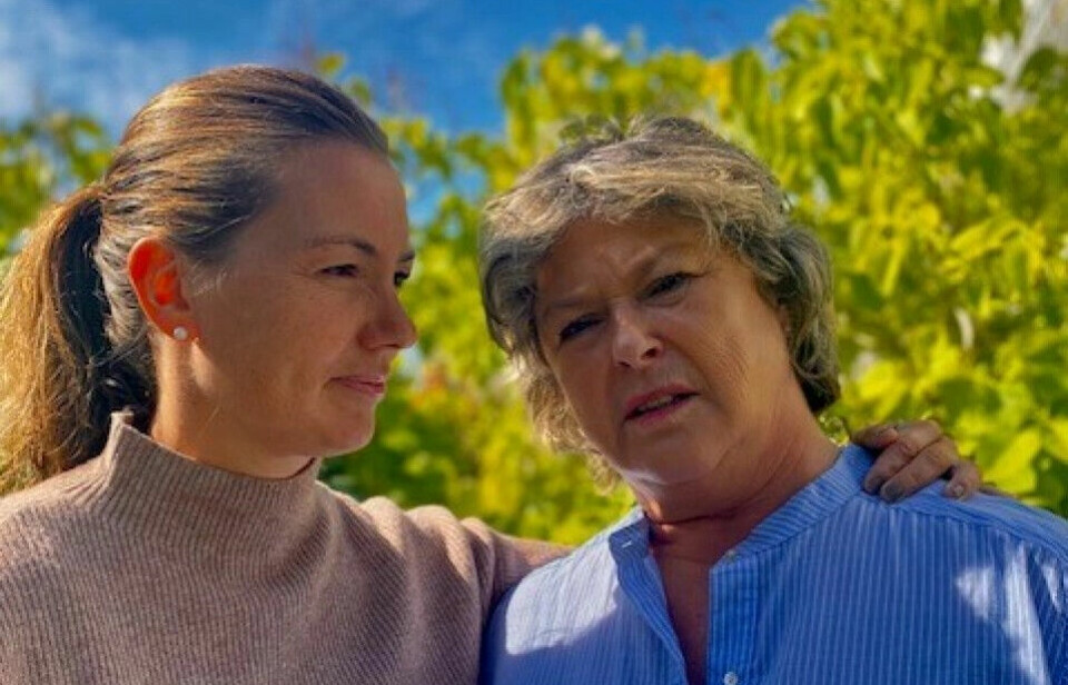 ELSEBETH BLE REDNINGEN: Elsebeth (t.v.) var bare fire måneder gammel da storesøster Marianne forsvant. Hun og datteren Natalie bor i nærheten av Torunn. De er en liten familie som står hverandre svært nær.