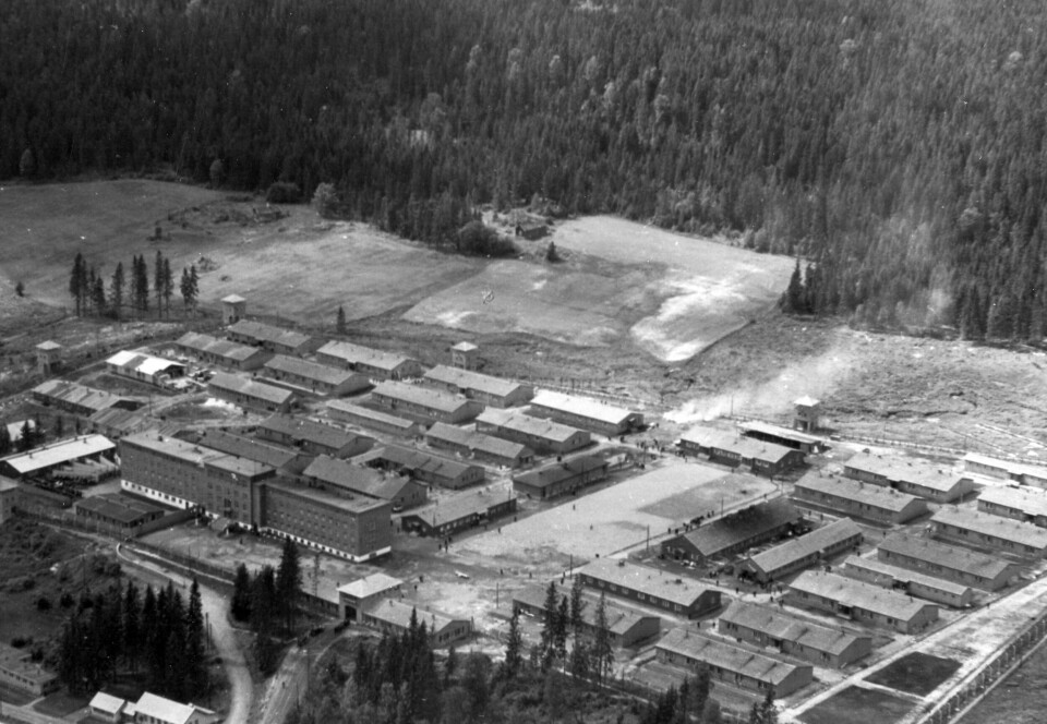 TYVE TUSEN: Grini var den største fangeleiren i Norge, og i løpet av årene 1940 til 1945 ble det registeret nærmere tyve tusen fanger her. I dag er det bare en av fangebrakkene som står igjen.