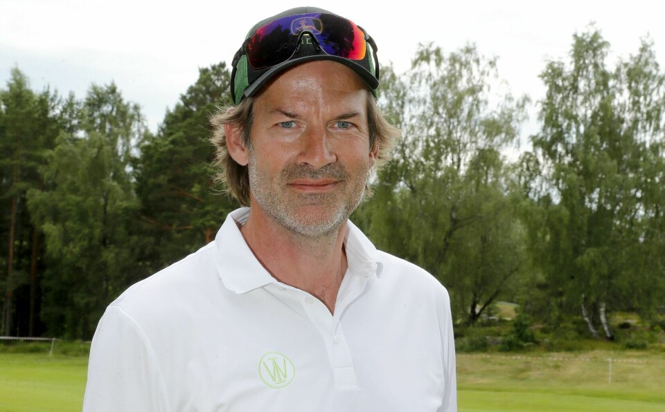 AVSLAPPET: – Dette er min første helgeferie på lenge, røper Jon Almaas fra golfbanen på Kragerø Resort.