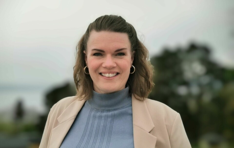 TREBARNSMOR: Kristin Nordvoll Mork er komiker, skribent og mamma til tre barn. Hun skriver om foreldrelivet for klikk.no