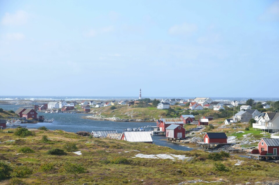 SØPPELFRITT: Tore Strømøys paradis Frøya, som han vil rydde rent for søppel.