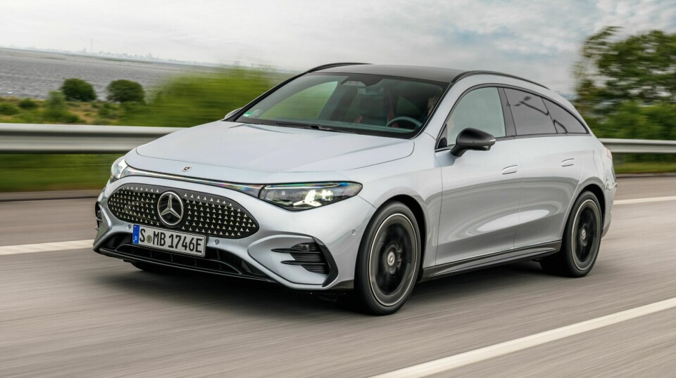 STASJONSVOGN: CLA kommer også som Shooting Brake med mer bagasjeplass og bedre takhøyde i baksetet.
