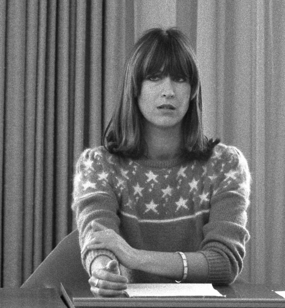 TOK LOVEN I EGNE HENDER: Her er Marianne under rettssaken mot henne i 1982.