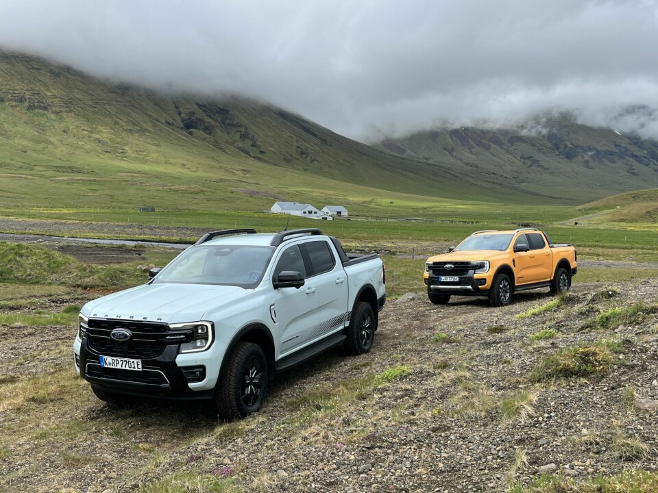 PÅ ISLAND: På mange områder er den ladbare versjonen av Ranger like god eller bedre enn dieselversjonen.