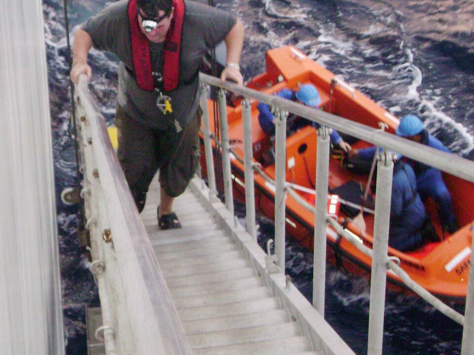UTSLITT: Rune var utmattet etter hendelsene. Å gå opp leideren føltes som å bestige Mount Everest.