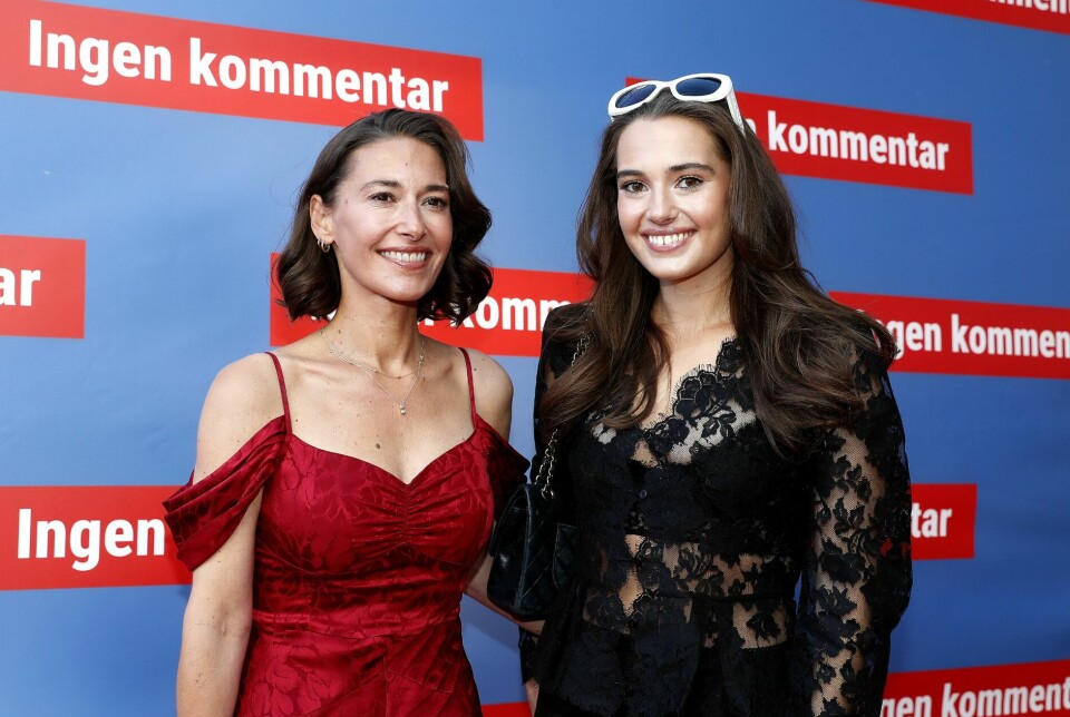 MOR OG DATTER: Pia kom sammen med skuespillerdatteren, Sofia Tjelta Sydness.