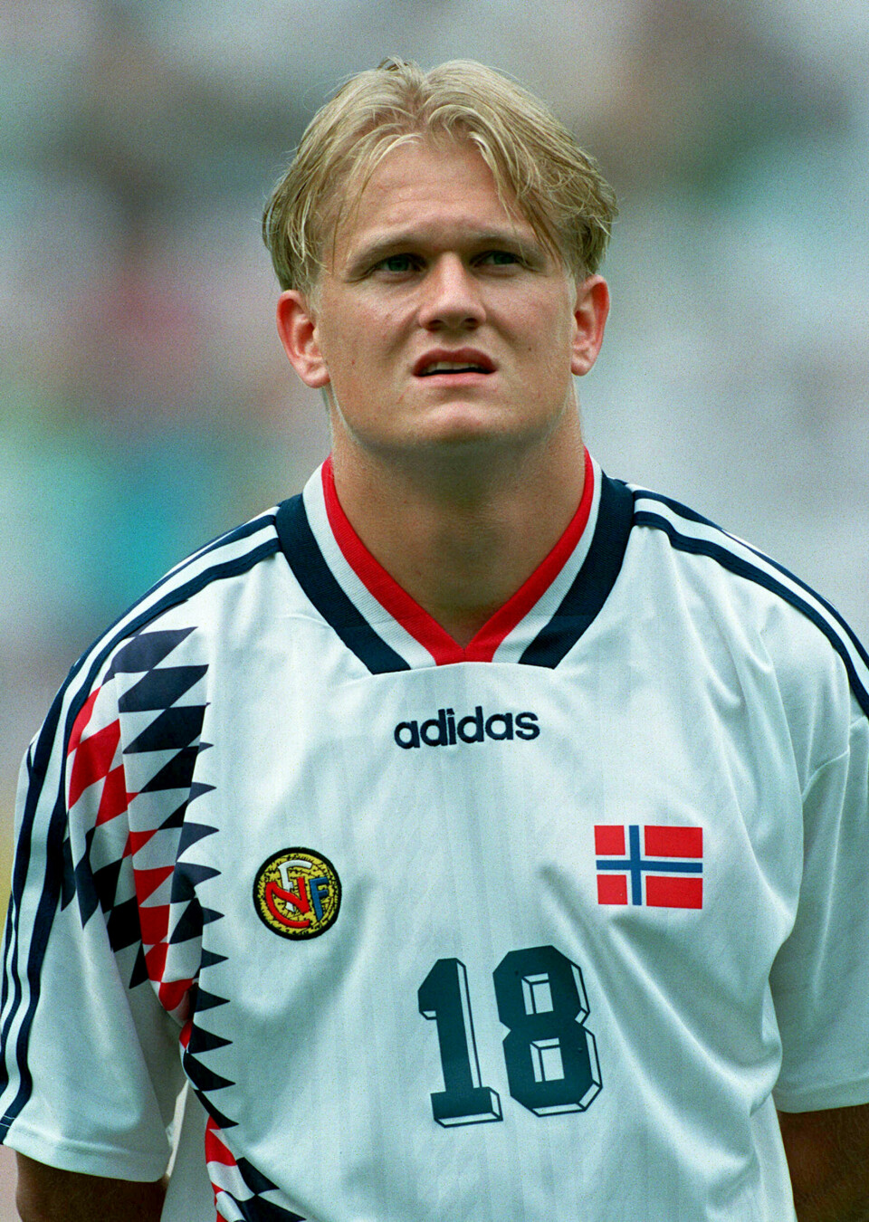 HAR I HVERT FALL SPILT VM: Både Gøran Sørloth, Erik Thorstvedt og Alf-Inge (nå Alfie) Haaland (bildet) må innse at deres sønner har drevet det vesentlig lenger som fotballspiller enn de klarte. Men en ting har de tre fedrene som barna ennå ikke kan skilte med: De har spilt VM for Norge, nærmere bestemt i USA i 1994.