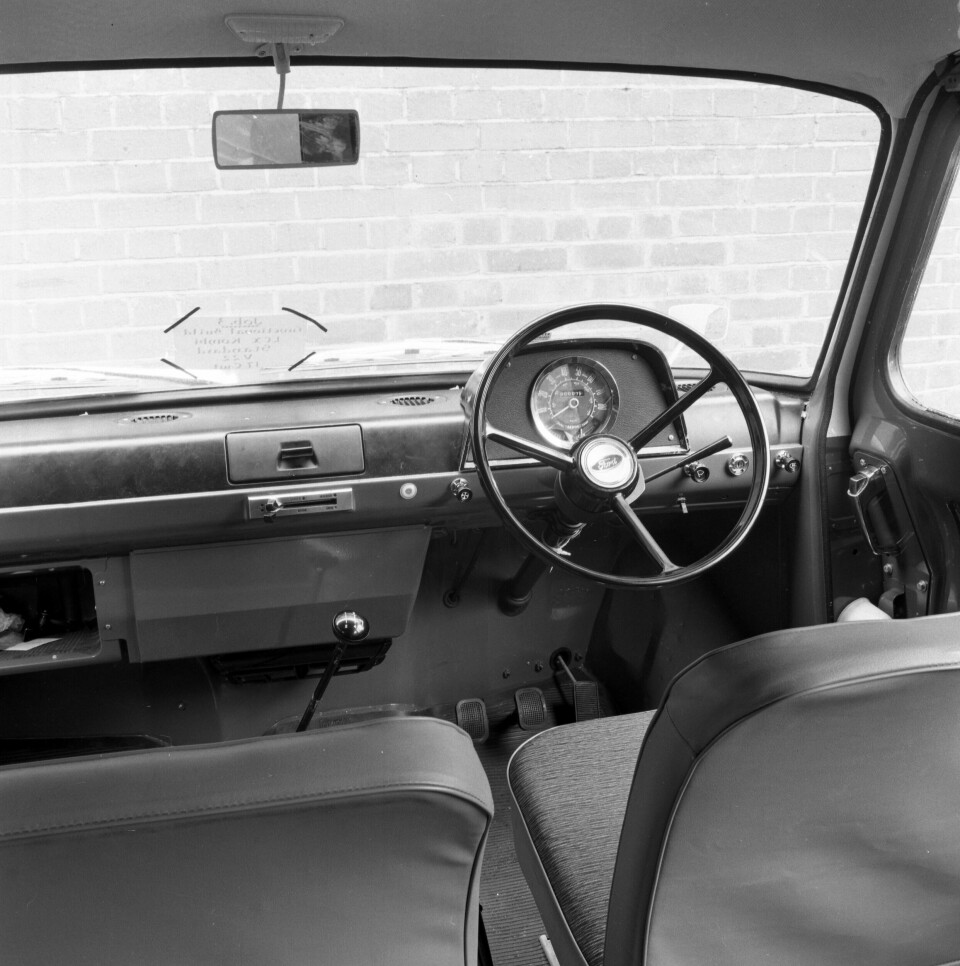 1965: Førermiljø anno 1965.
