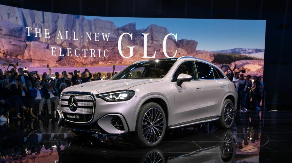 VERDENSPREMIERE: Elektriske Mercedes-Benz GLC hadde nylig verdenspremiere på bilutstillingen i München.