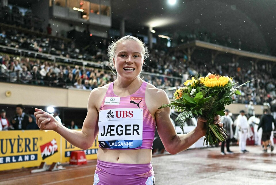 MEDALJEKANDIDAT: I et regntungt Lauzanne imponerte Henriette Jæger og vant Diamond League-stevnet foran noen av verdens beste løpere.