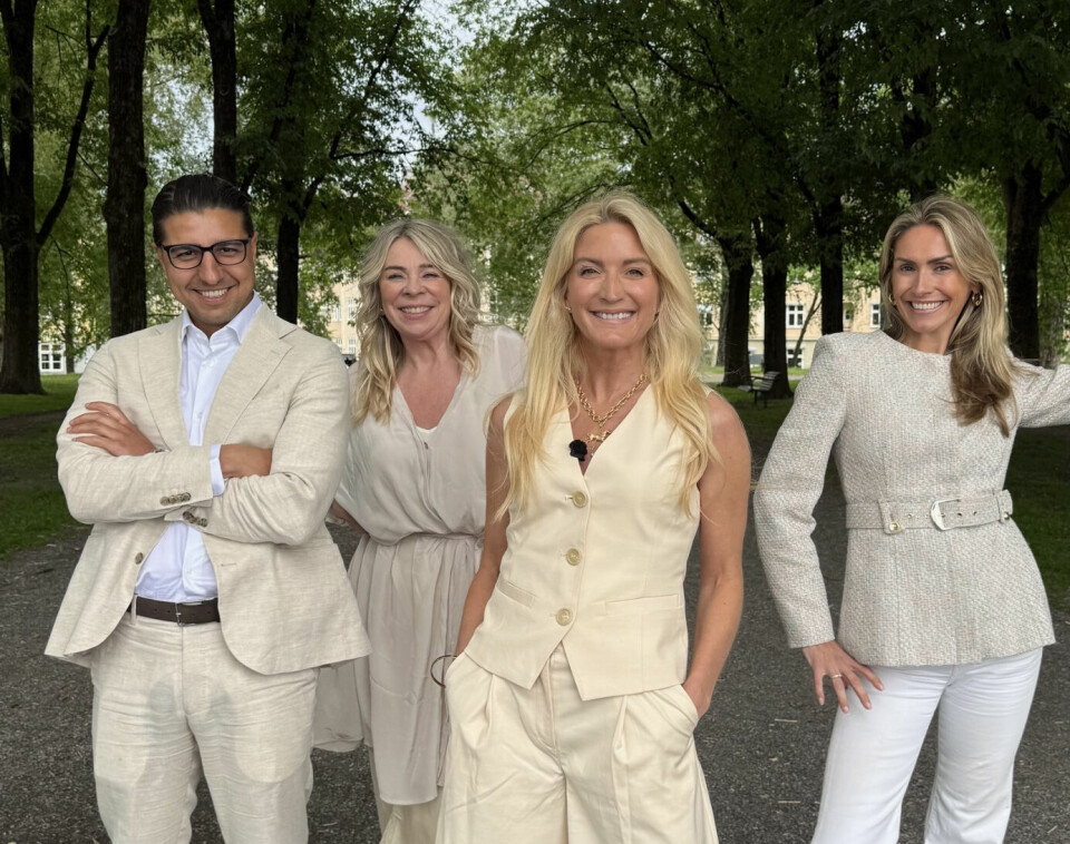 BELIGGENHET, BELIGGENHET, BELIGGENHET: Tone Kroken er stylist i TVNorge og MAXs nye boligprogram. Her sammen med meglerne Helene Solberg, Karianne Amlie og Botan Abubake.