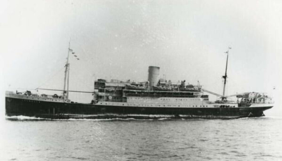 FRA ASKEN TIL ILDEN: Det nederlandske passasjerskipet Crijnssen som skulle ta Frette og hans skipbrudne mannskap til New Orleans. 11. juni smalt det, og så var galskapen i gang igjen.