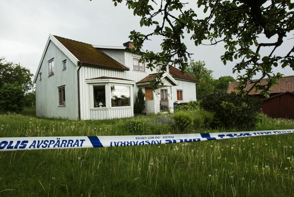 INNHENTET: Inger Antby satt åpenbart på kjøkkenet og skar opp epler da to mann tok seg inn i huset en tidlig onsdags-morgen i oktober. Hun søkte tilflukt i 2. etasje, men ble funnet og drept.