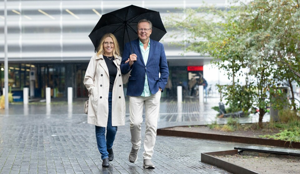 TAKKNEMLIGE FOR HVERDAGEN: De to er enige om at nøkkelen til et godt ekteskap er å respektere hverandre og holde fast på positiviteten.