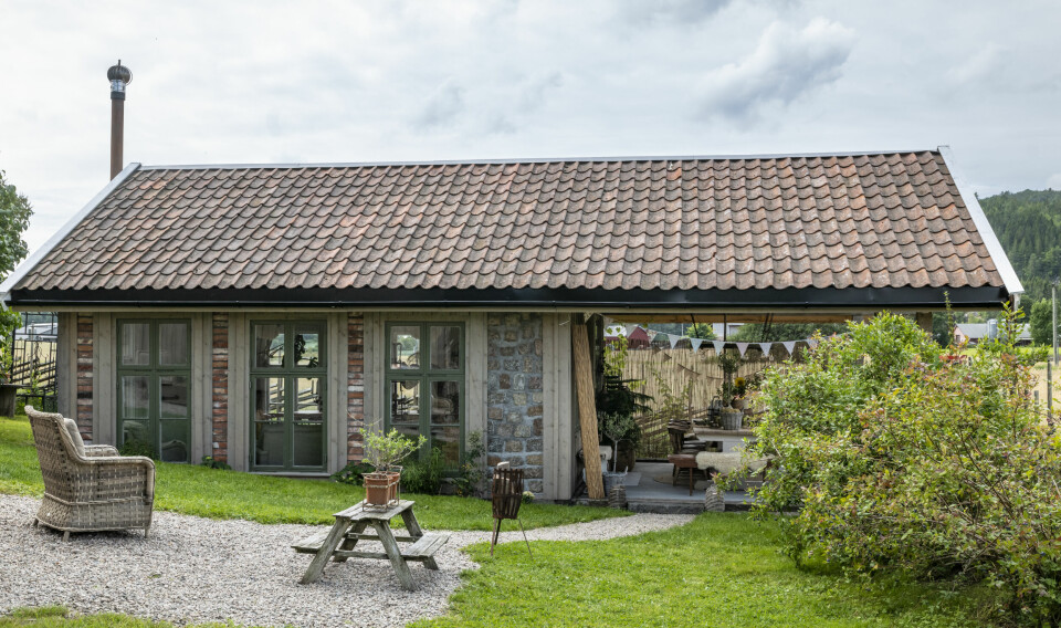 Skulle bygge platting. Så ballet det på seg