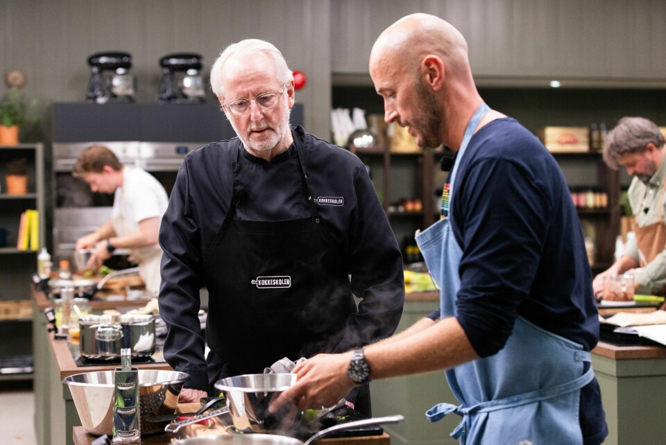 RØRTE HELLSTRØM: Da Terje disket opp med melkeposjert fisk og en kompleks saus under «Kokkeskolen», ble Hellstrøm rørt til tårer.