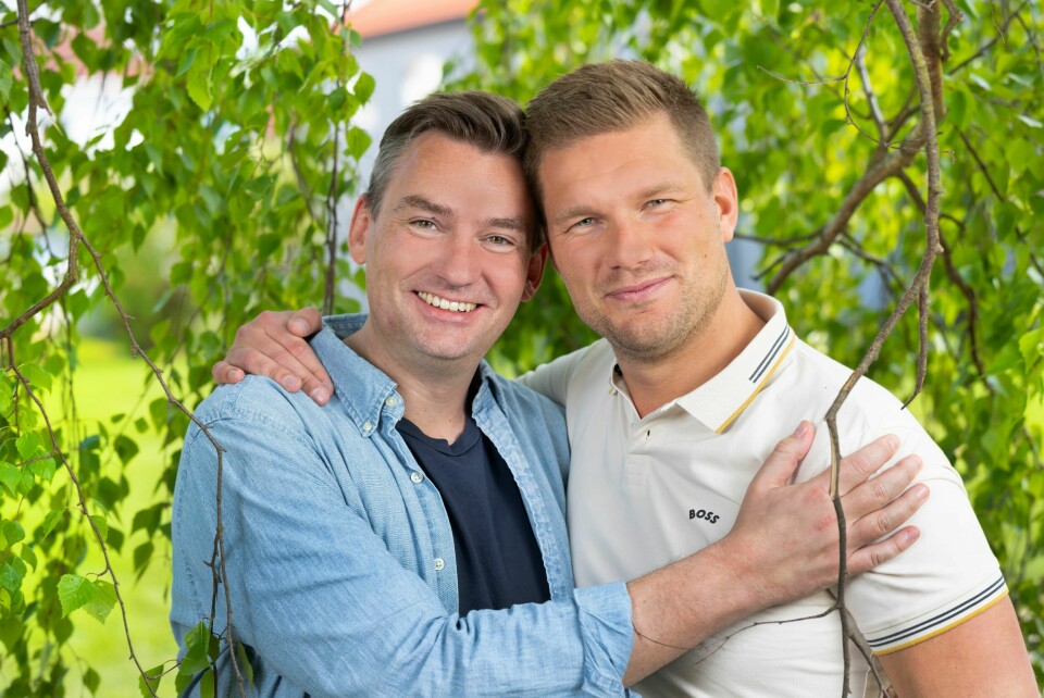 PAR I HJERTER: Henrik og Simon ble kjærester etter første date, og har nå holdt sammen i fire år.