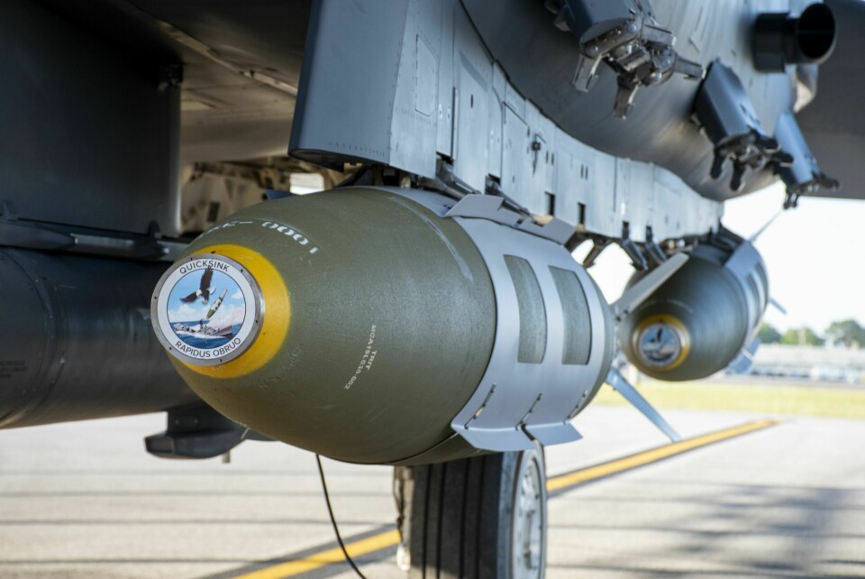RIMELIGERE PRESISJON: Kjernen i Quicksink-teknologien er å gjøre standard luftbårne bomber om til presisjonsstyrte missiler.
