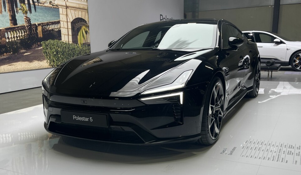 TO VERSJONER: Polestar har åpnet for bestilling av bilen. Levering blir trolig februar-mars neste år. Polestar 5 hadde norgespremiere på Oslo Motor Show