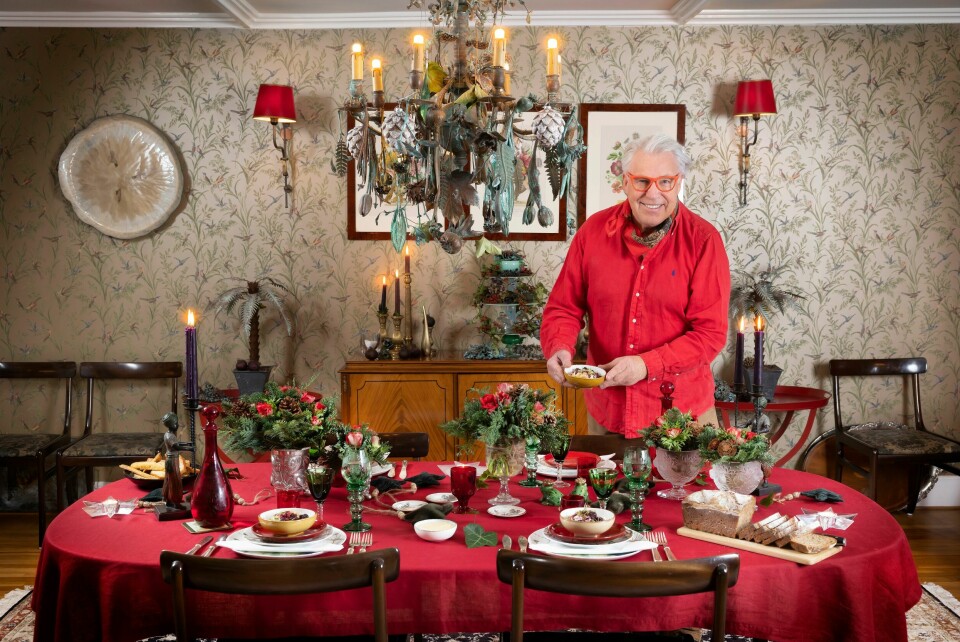 DEKKER PÅ: Finn elsker å samle mange rundt middagsbordet.