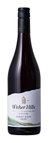 Flaske med rødvin Wither Hills Pinot Noir 2025 mot hvit bakgrunn